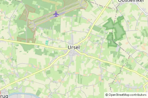 Mapa Ursel