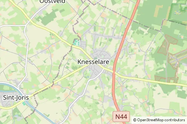 Mapa Knesselare