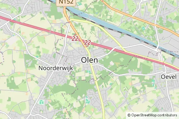 Mapa Olen