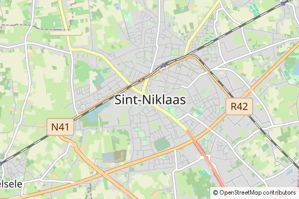 Mapa Sint-Niklaas