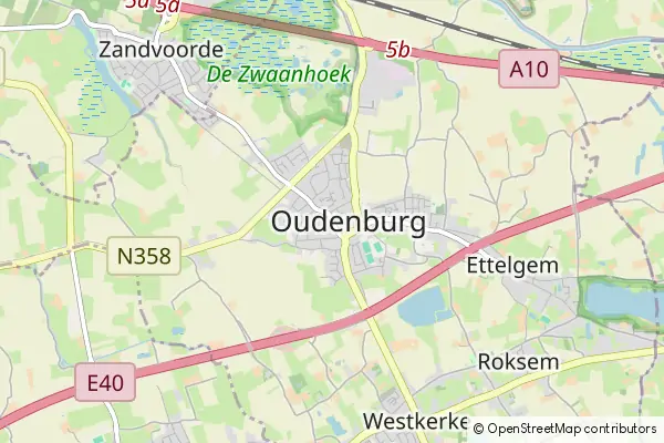 Mapa Oudenburg