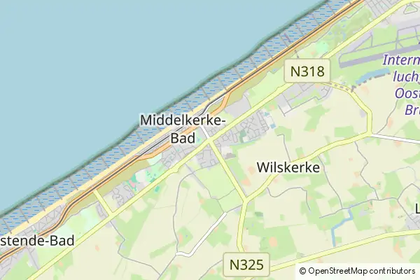 Mapa Middelkerke