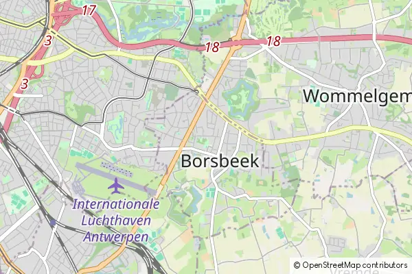 Mapa Borsbeek