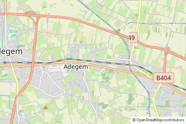 Mapa Adegem