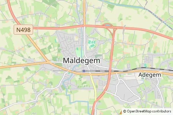 Mapa Maldegem