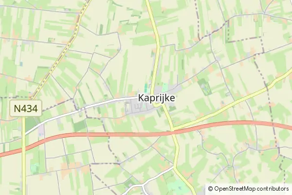 Mapa Kaprijke