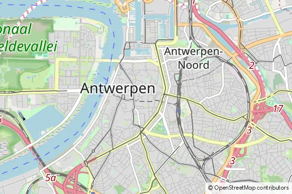 Mapa Antwerp