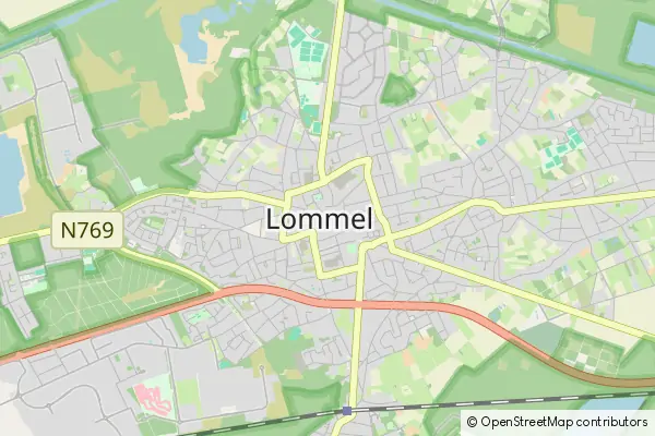 Mapa Lommel