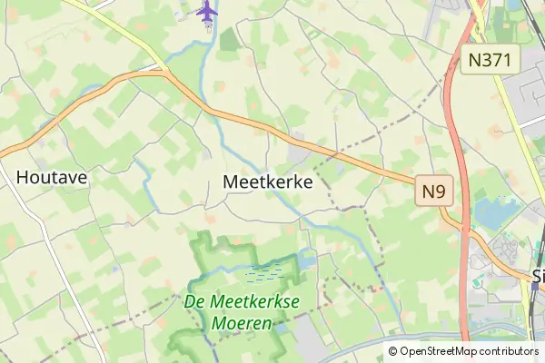 Mapa Meetkerke