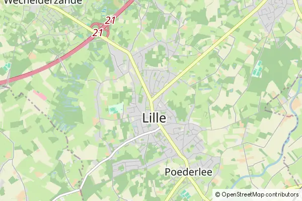 Mapa Lille