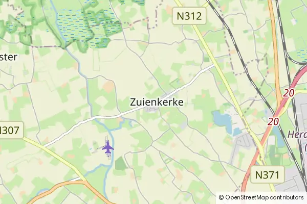 Mapa Zuienkerke