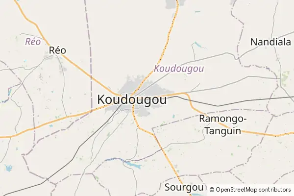 Mapa Koudougou