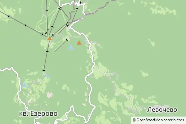 Mapa Pamporovo