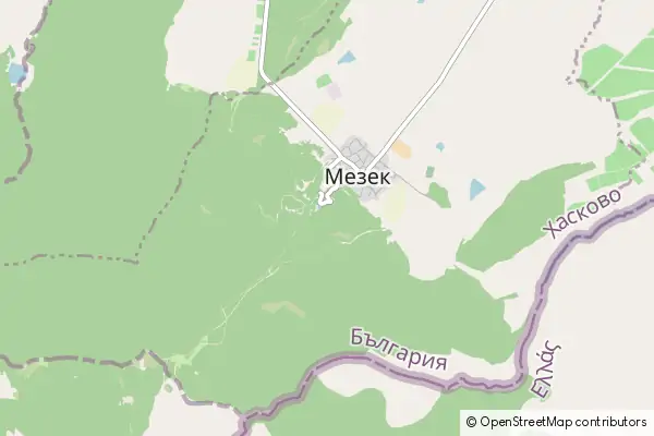 Mapa Mezek