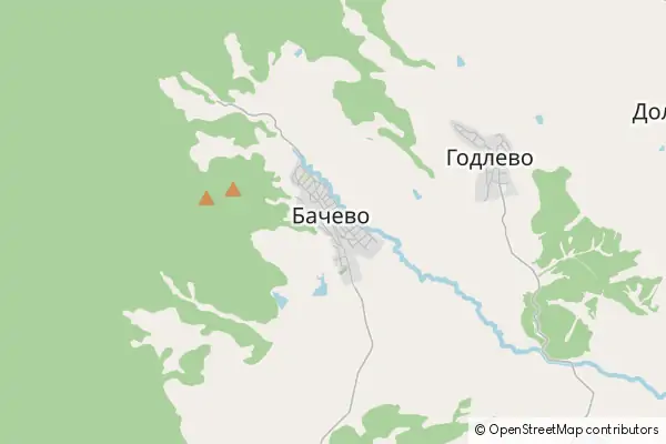 Mapa Bachevo