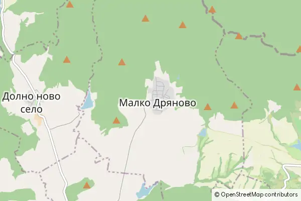 Mapa Malko Dryanovo