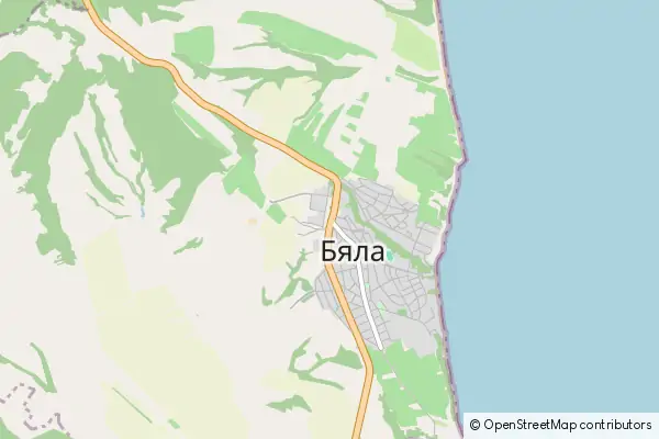 Mapa Biela