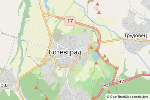 Mapa Botewgrad