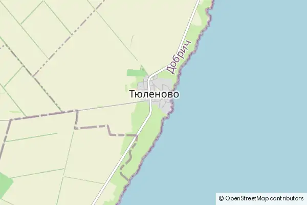 Mapa Tyulenovo