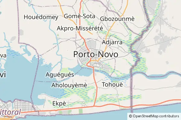 Mapa Porto-Novo