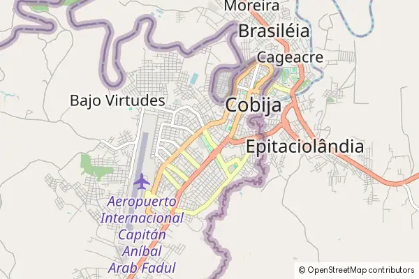 Mapa Cobija