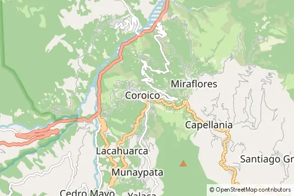 Mapa Coroico