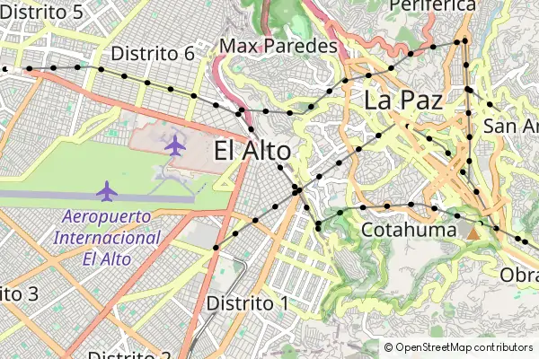 Mapa El Alto