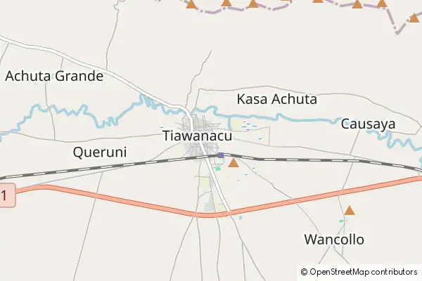 Mapa Tiwanaku