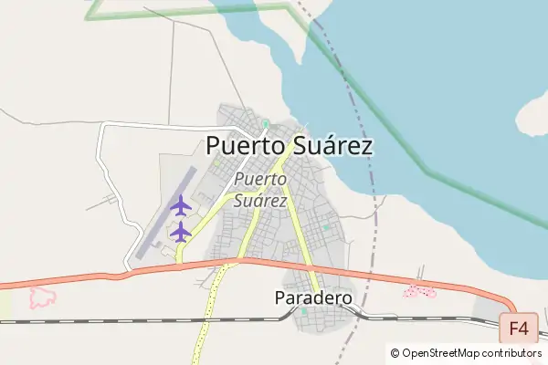 Mapa Puerto Suárez