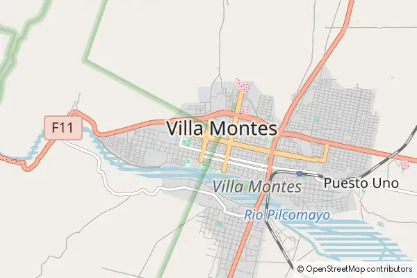 Mapa Villamontes