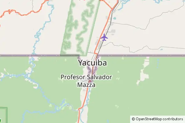 Mapa Yacuíba