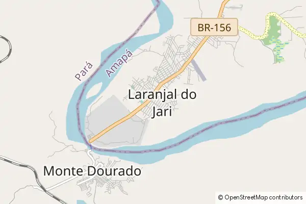 Mapa Laranjal Do Jari