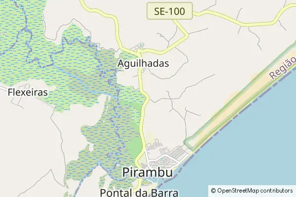 Mapa Pirambu