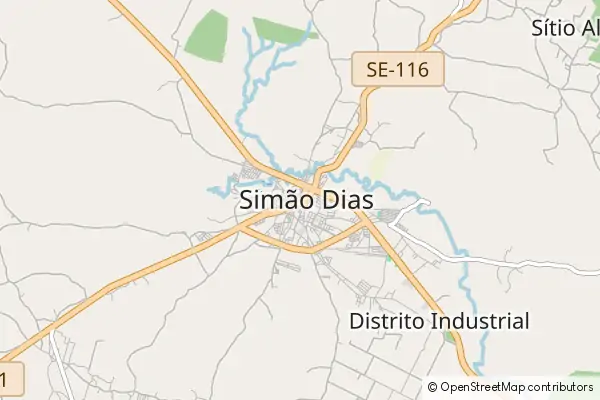 Mapa Simão Dias