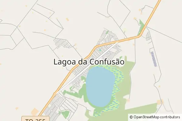 Mapa Lagoa da Confusão