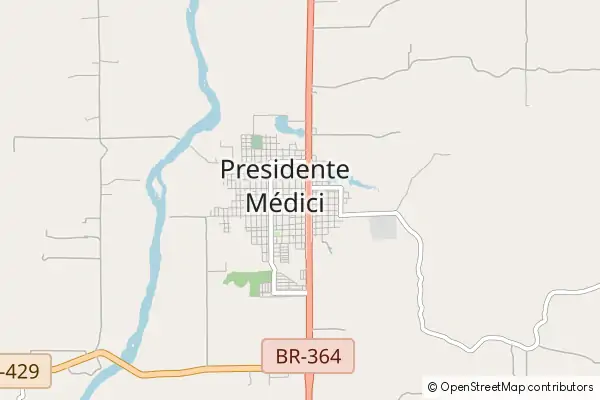 Mapa Presidente Médici