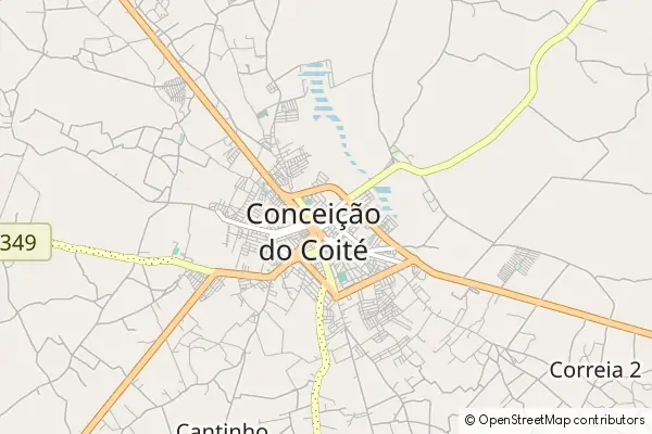 Mapa Conceição do Coité