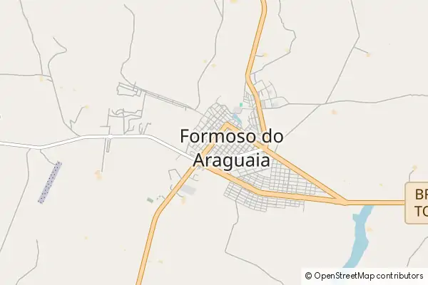 Mapa Formoso do Araguaia