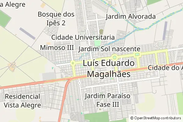 Mapa Luis Eduardo Magalhães