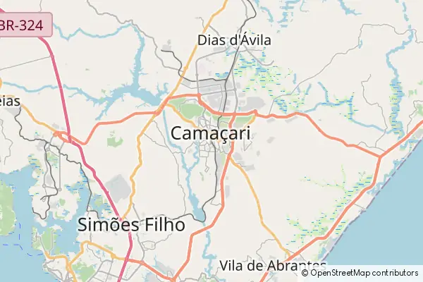 Mapa Camaçari