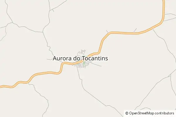 Mapa Aurora do Tocantins