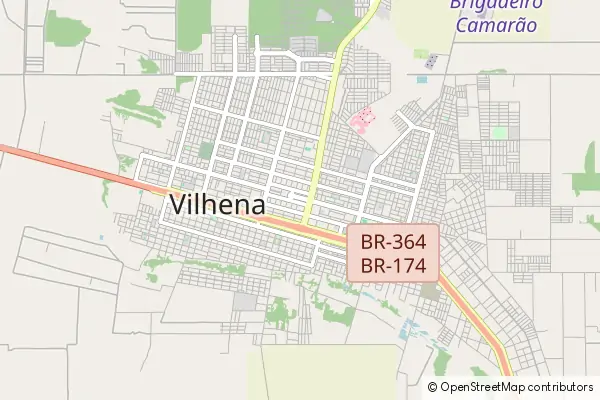 Mapa Vilhena