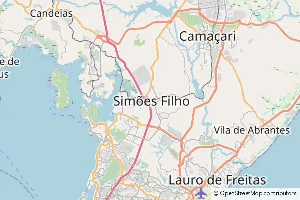 Mapa Simões Filho