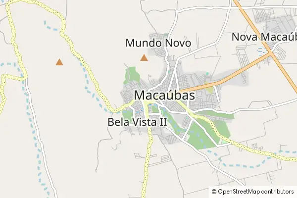 Mapa Macaúbas