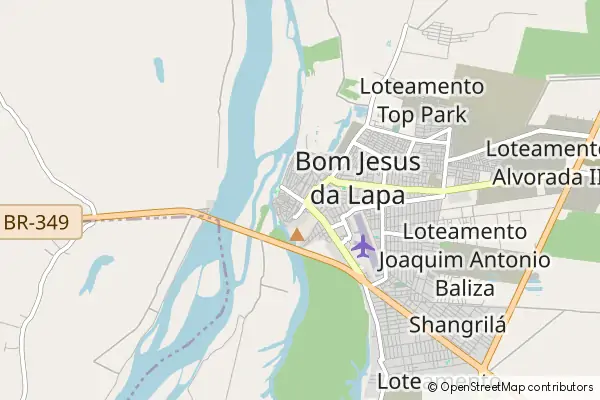 Mapa Bom Jesus da Lapa