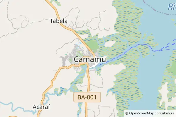 Mapa Camamu