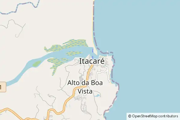 Mapa Itacaré