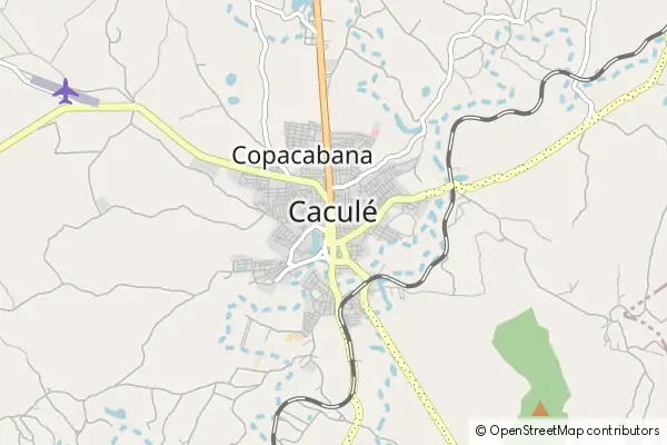 Mapa Caculé