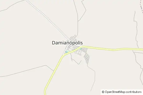 Mapa Damianópolis