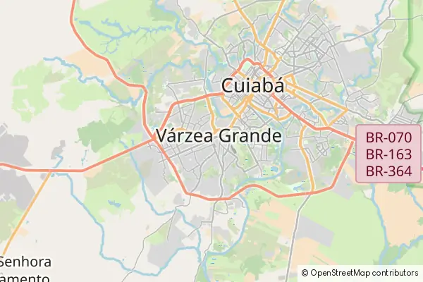 Mapa Várzea Grande